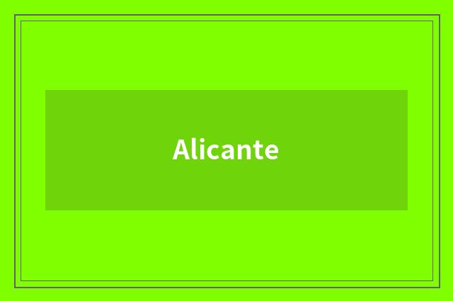 Alicante