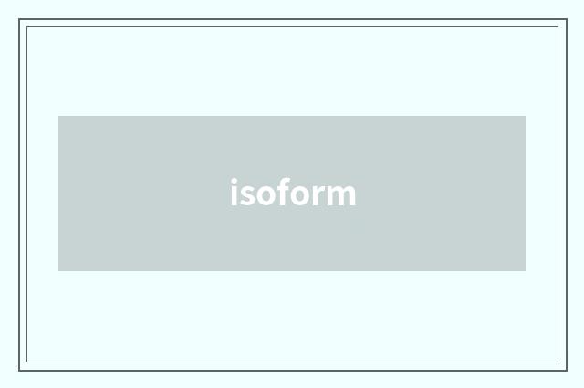 isoform