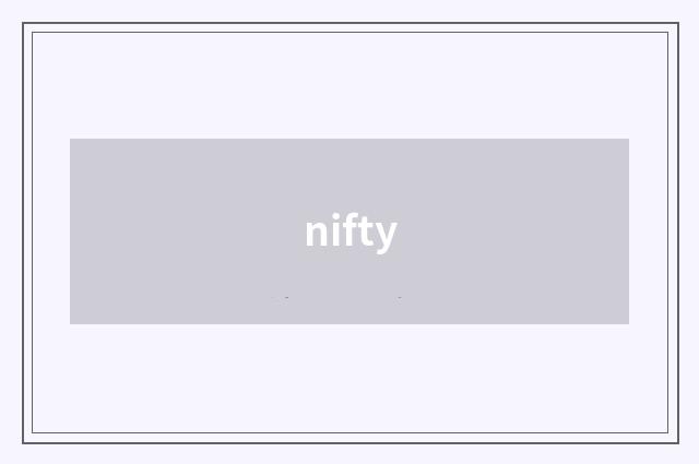 nifty