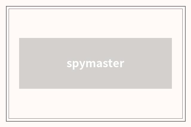 spymaster