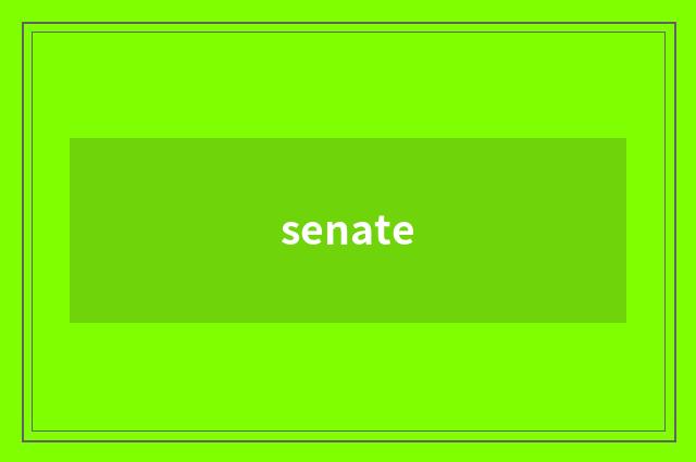 senate