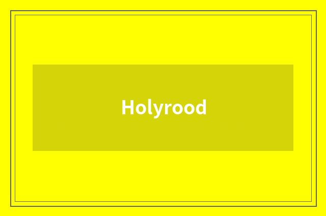 Holyrood