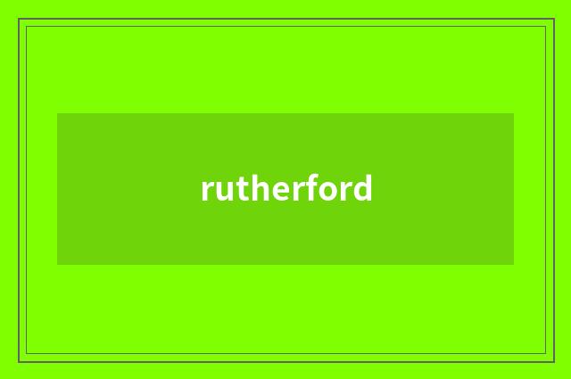 rutherford