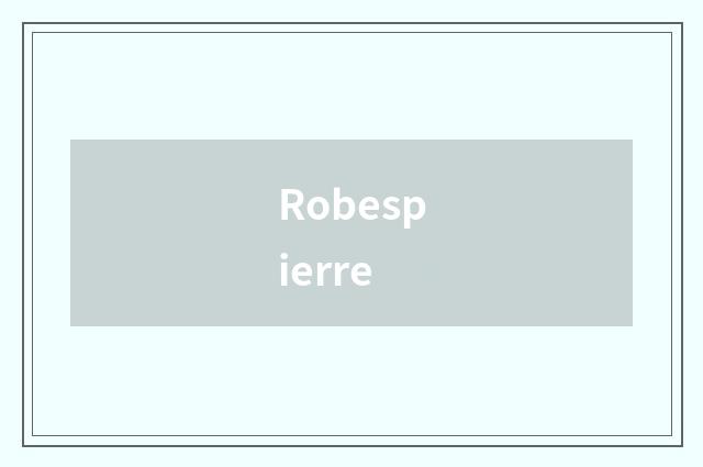 Robespierre