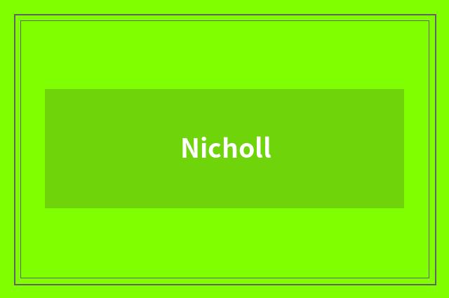 Nicholl