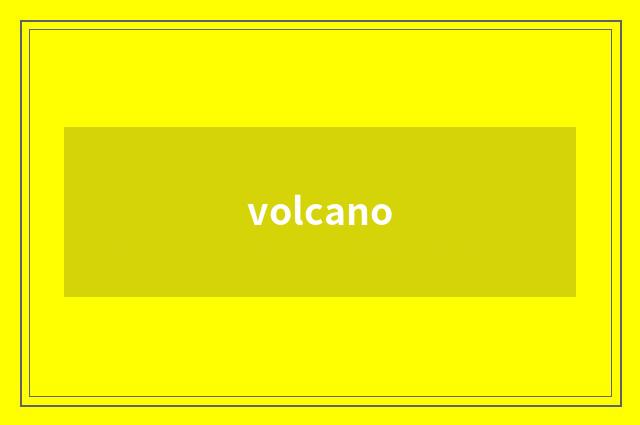volcano