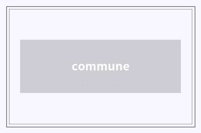 commune