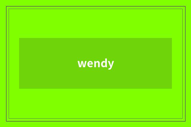wendy