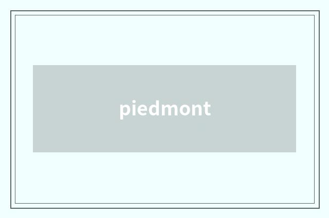 piedmont