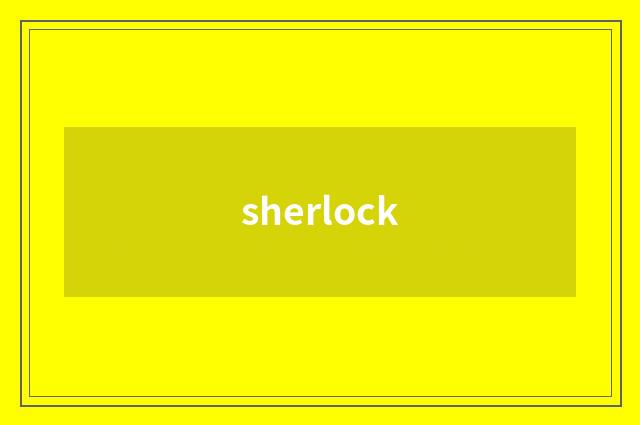 sherlock