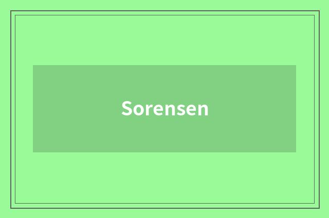 Sorensen