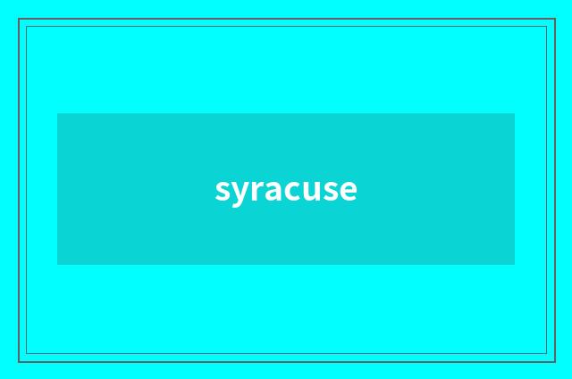 syracuse