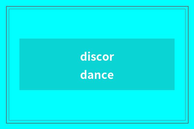 discordance