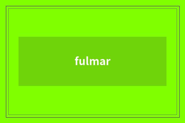 fulmar
