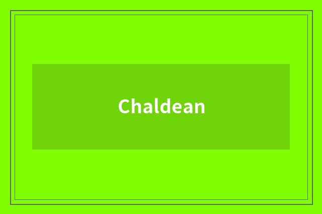 Chaldean