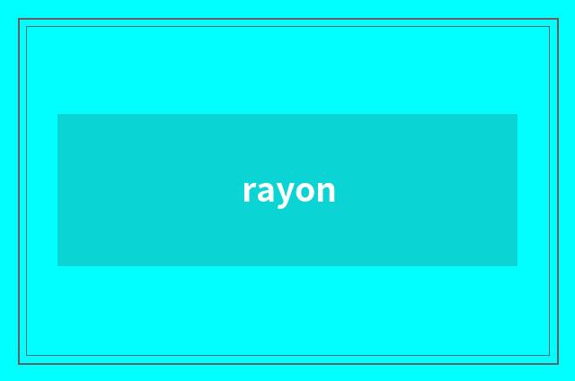 rayon