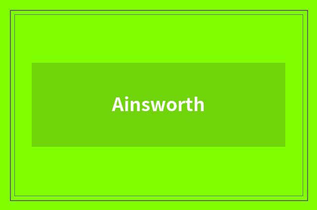 Ainsworth
