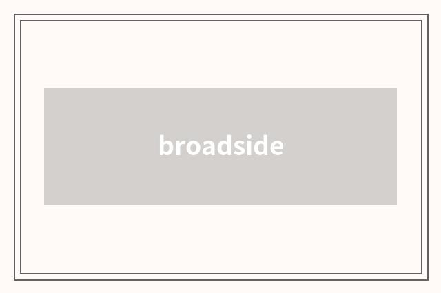 broadside
