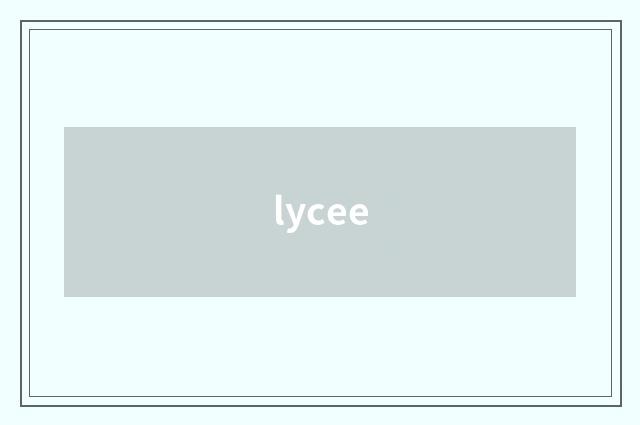 lycee