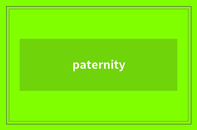 paternity