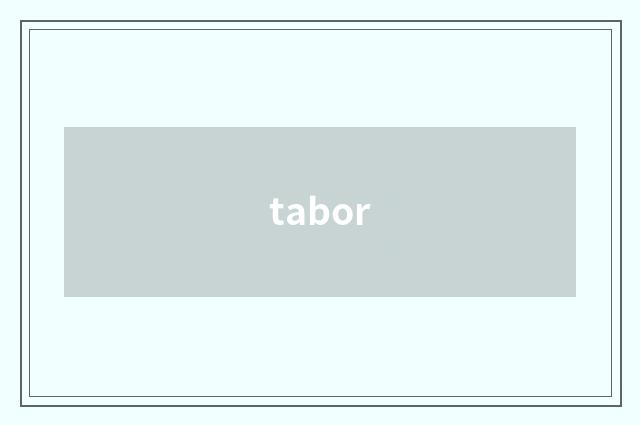 tabor