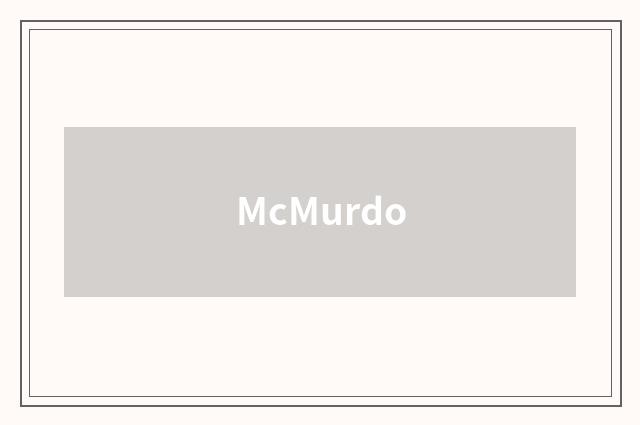 McMurdo