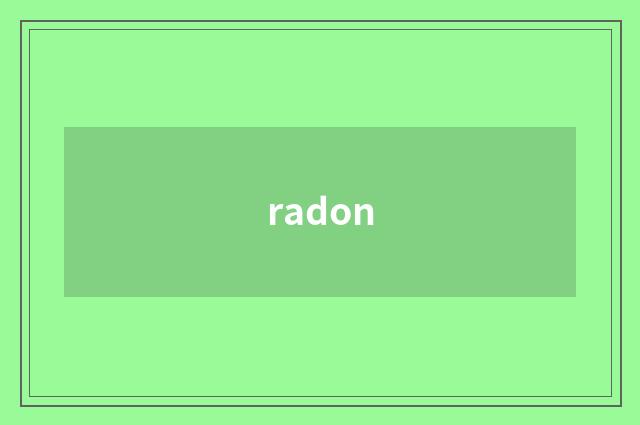 radon