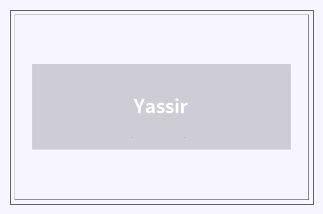 Yassir
