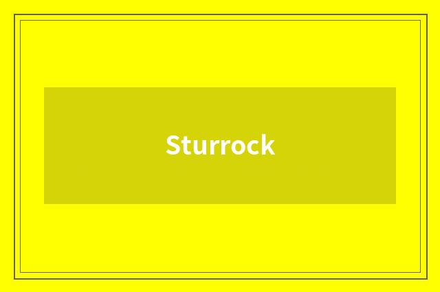 Sturrock