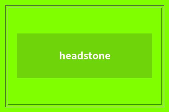 headstone