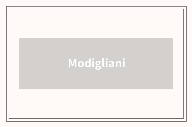 Modigliani