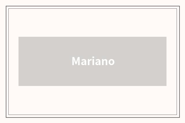 Mariano