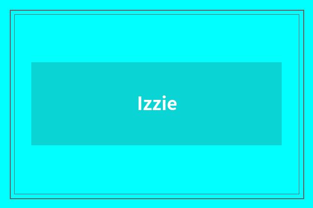 Izzie