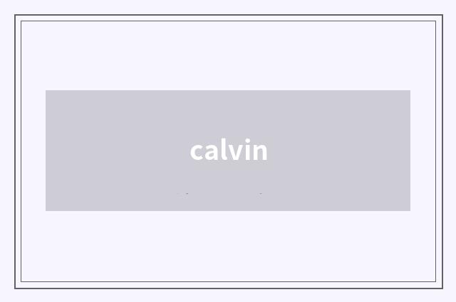 calvin