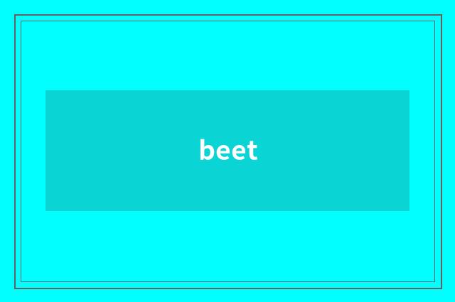 beet