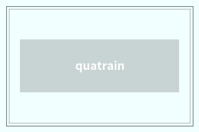 quatrain