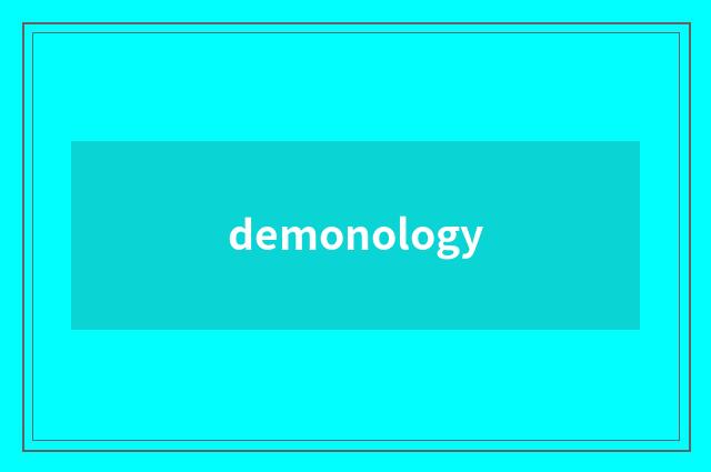 demonology