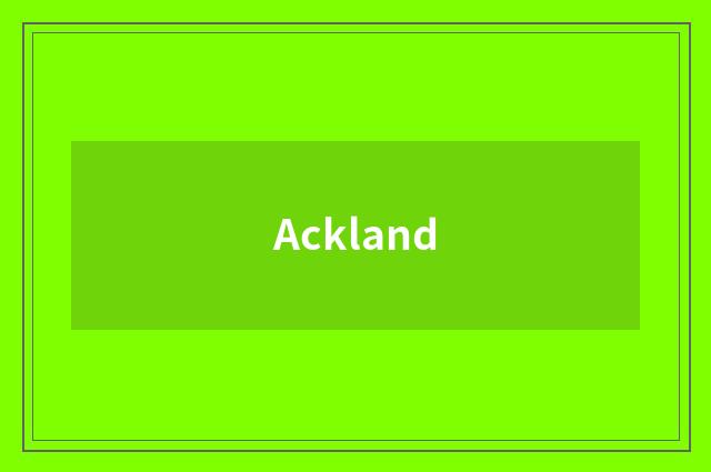 Ackland