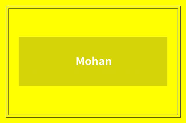 Mohan