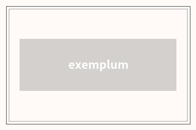 exemplum