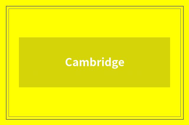 Cambridge