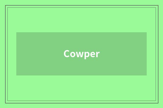 Cowper