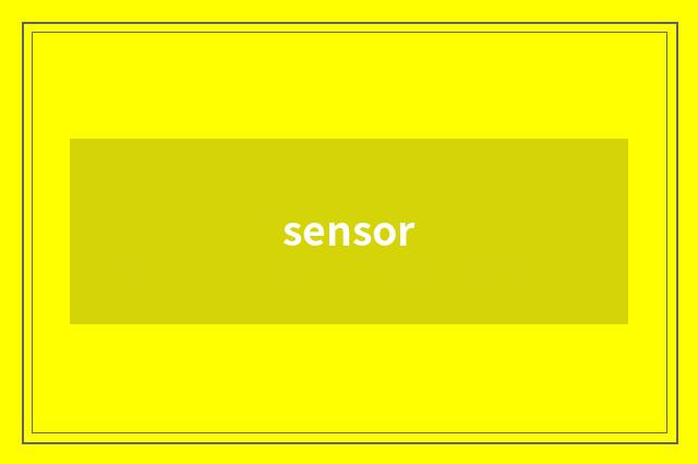 sensor