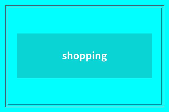 shopping
