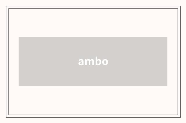 ambo