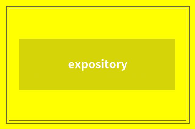 expository