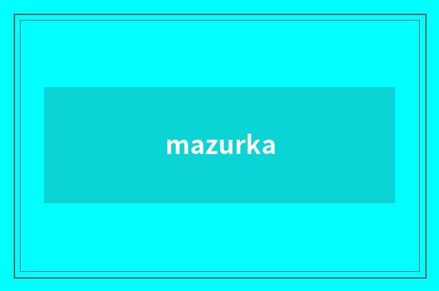 mazurka