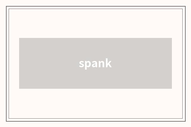 spank