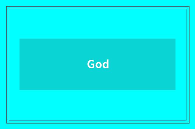 God