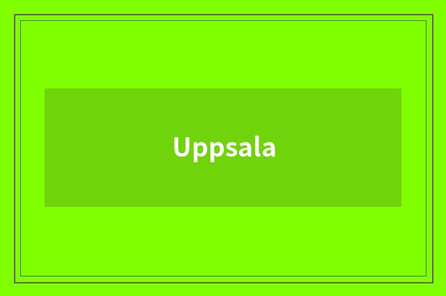 Uppsala